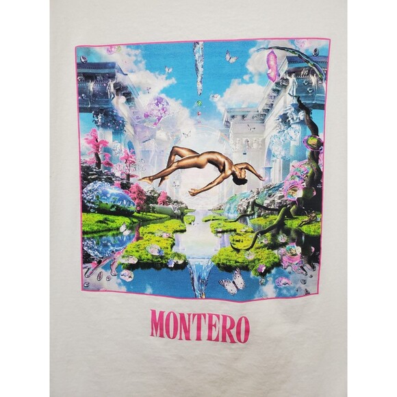 Lil Nas X Montero Album White Graphic T-Shirt Size XL - Picture 3 of 6